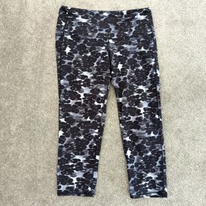 ATHLETA black and gray legging size Small